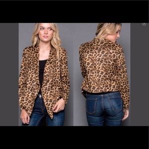 🎁 GEEGEE Cheetah print jacket